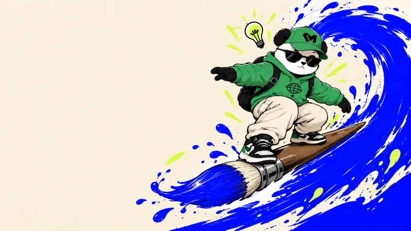 Catch the wave of an idea.